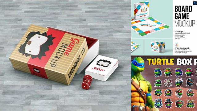 4012+ Game Box Mockup Include TIFF