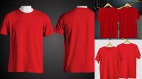 4013+ Mockup Kaos Merah Depan Belakang For Free Download