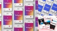 4020+ Instagram Mockup Generator Stylish Free PSD