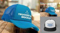 4020+ Trucker Hat Mockups Customizable PSD Templates