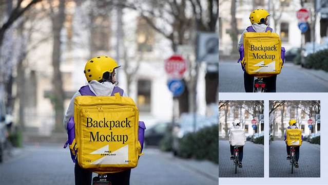 4024+ Delivery Backpack Mockup Free For Free Download