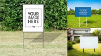 4026+ Yard Sign Mockup Psd Smart PNG Image