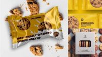 4035+ Cookie Mockup Free PSD