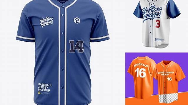 4036+ Baseball Jersey Mockup Psd Smart PNG Image