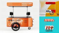 4043+ Street Food Cart Mockup Free PSD Free Download