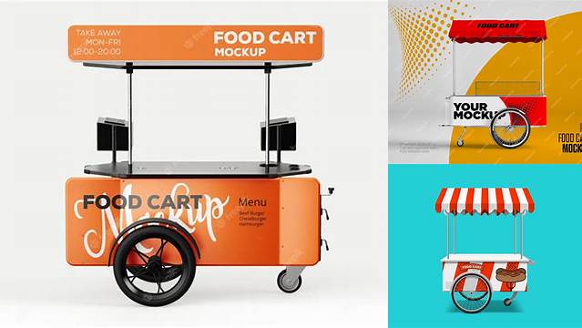 4043+ Street Food Cart Mockup Free PSD Free Download