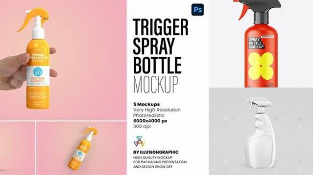 4045+ Trigger Spray Bottle Mockup Free Modern PSD Templates