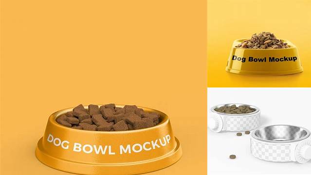 4058+ Dog Bowl Mockup Free Smart PNG Image