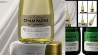 4061+ Champagne Mockup Free Download Free