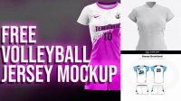 4073+ Volleyball Jersey Mockup High Resolution