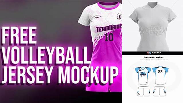 4073+ Volleyball Jersey Mockup High Resolution