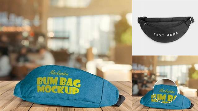 4075+ Bum Bag Mockup Customizable Design Files