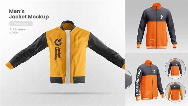 4081+ Jacket Mockup Editable PSD File