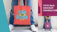 409+ Free Tote Bag Mockup Generator Best for Showcase