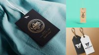 4095+ Clothing Label Mockup Versatile Photoshop File