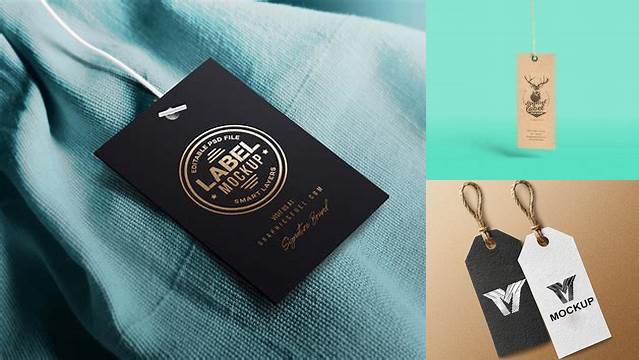 4095+ Clothing Label Mockup Versatile Photoshop File