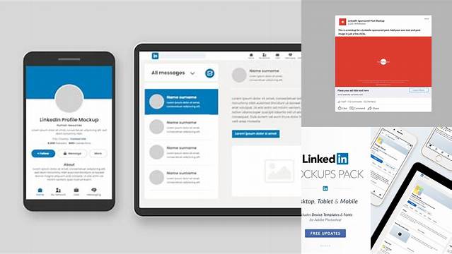 4095+ Linkedin Mobile Mockup Psd Smart Layer Mockup Free