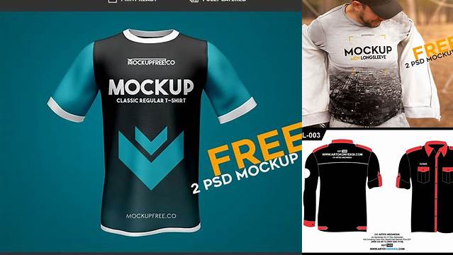 4099+ Download Mockup Baju PSD Free Download