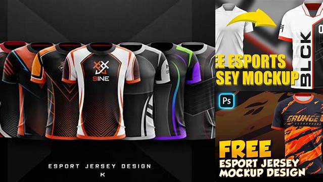 4109+ Gaming Jersey Mockup Free Photoshop Freebie