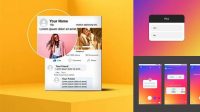 4112+ Instagram Poll Mockup Psd Advanced Photoshop Design Free