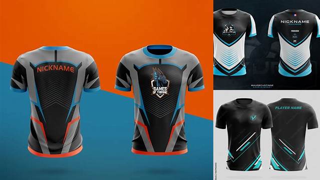 4117+ Mockup Jersey Gaming PSD Download