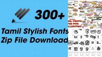 4122+ All Tamil Fonts Download Drive Zip Customizable PSD Templates