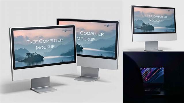 4136+ Computer Mockup Psd Free Include TIFF