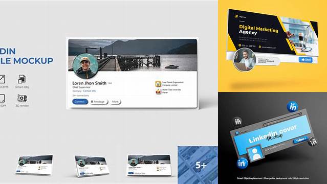 4144+ Linkedin Mockup Psd Digital Download