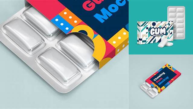 415+ Chewing Gum Mockup Hight Resolution