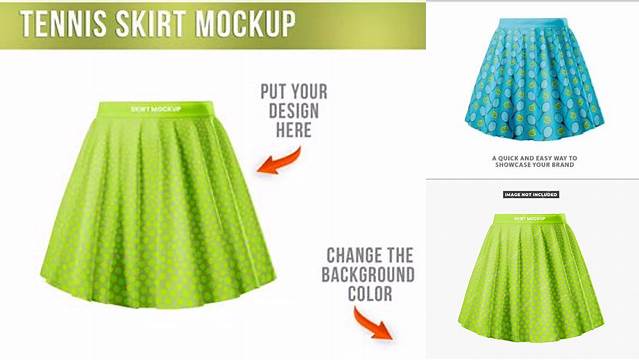 4150+ Tennis Skirt Mockup PSD File for Designers