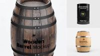 4151+ Barrel Mockup Free PSD Download