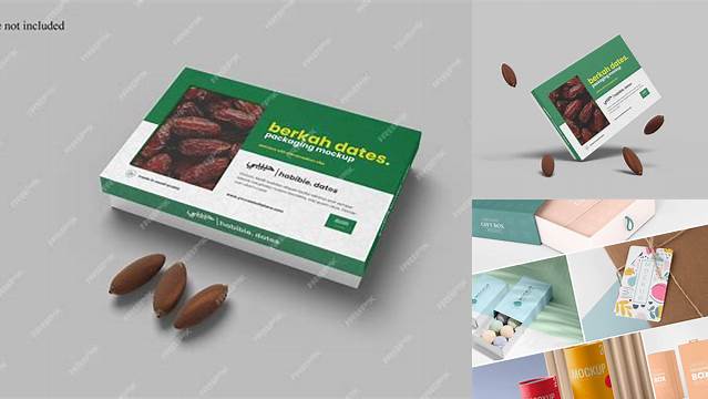 4152+ Dates Packaging Mockup Free Mockup Templates