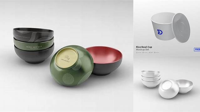 4154+ Rice Bowl Mockup Free Include TIFF