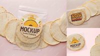 4161+ Tortilla Mockup Free PSD