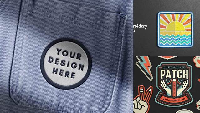 4162+ Embroidered Patch Mockup Download Free