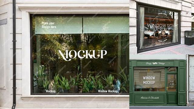 4162+ Glass Window Mockup Download Premium Free PSD