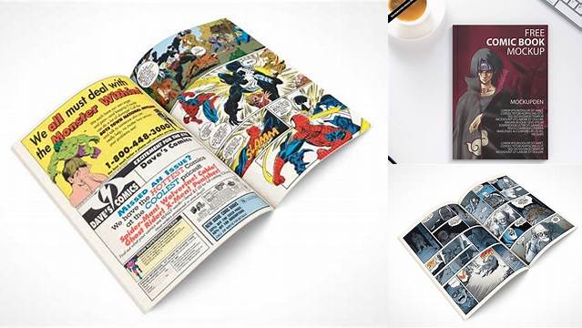 4170+ Comic Book Mockup Psd Free Download Free