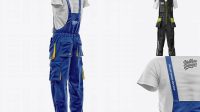 4176+ Working Overalls Mockup Smart PNG Image