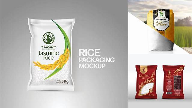 4177+ Rice Packaging Mockup PSD Free Download