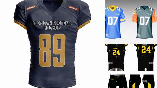 4179+ American Football Jersey Mockup Include TIFF