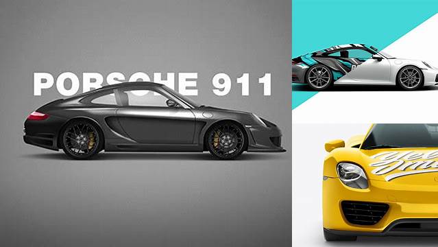 418+ Porsche Mockup Easy-to-Edit Photoshop Freebie