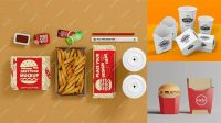 4181+ Fast Food Packaging Mockup Smart PNG Image