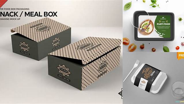 419+ Food Box Mockup Free Psd Smart PNG Image