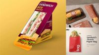 4218+ Sandwich Wrap Mockup Free Mockup Templates