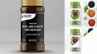 4220+ Spice Bottle Mockup Free Download Free Editable PSD Template