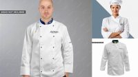 4221+ Chef Uniform Mockup Psd Free Smart PNG Image