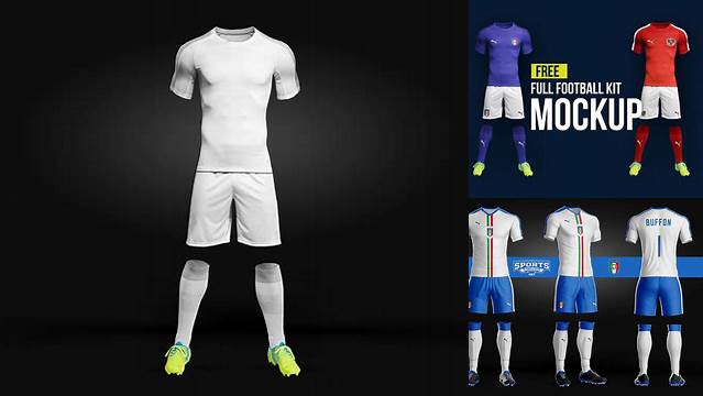 4226+ Soccer Kit Template Psd Free Download PSD for Creative Projects