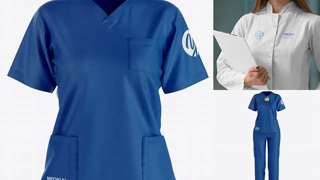 4227+ Medical Uniform Mockup Free Free PSD