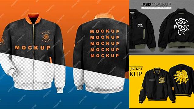 4228+ Bomber Jacket Mockup Psd Free Download Advanced Photoshop Template