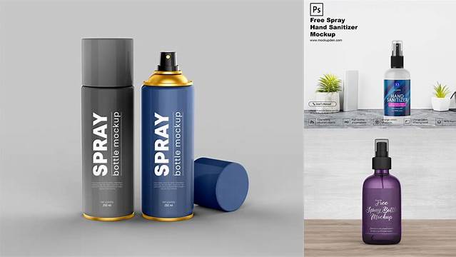 4229+ Pocket Spray Mockup Exclusive Free PSD